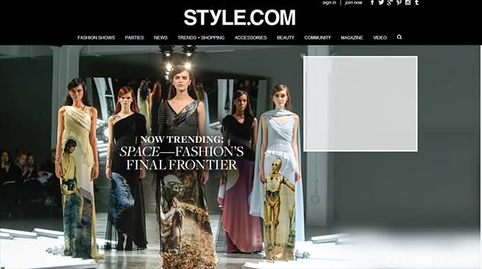 服装设计师必看：全球最大的10个时尚网站8
